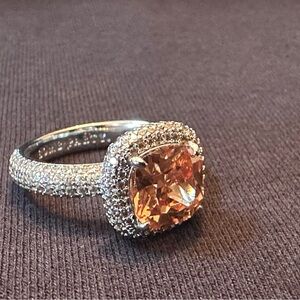 ✨ Standing in the Spotlight – Smokey Topaz Ring (Size 8) ✨